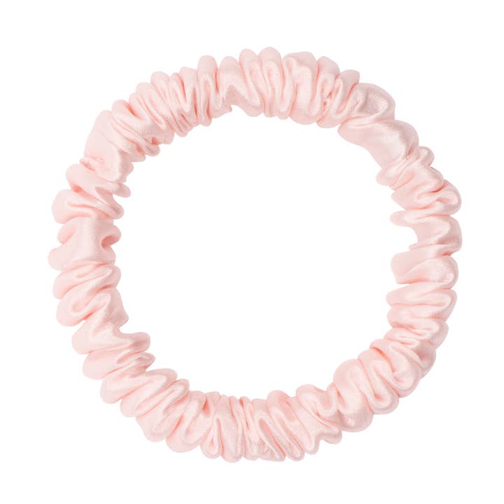 PINK SILK SCRUNCHIE SKINNY for wholesale by DREAMSILK