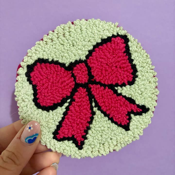 Onderzetter voor drankjes met boognaald, mokkleed, schattig decor, woondecoratie, kantoorinrichting voor wholesale door Posy Moon