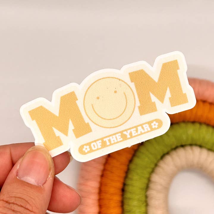 Pegatina MOM of the Year para venta al por mayor de amarieacreates