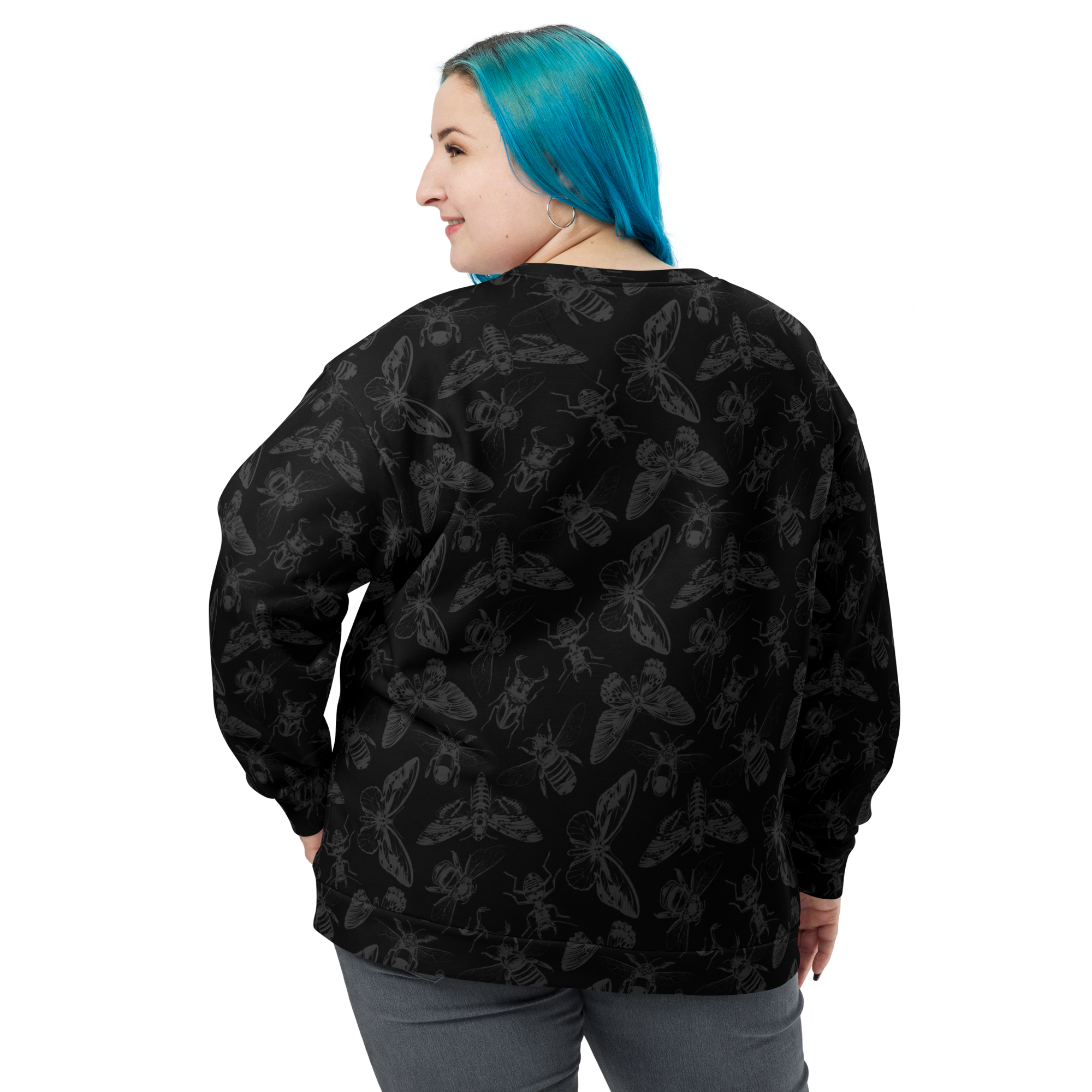 Goth Cloth Co. - Wholesale Graphic Sweatshirt - Unisex - Shadow Swarm Unisex Sweatshirt2