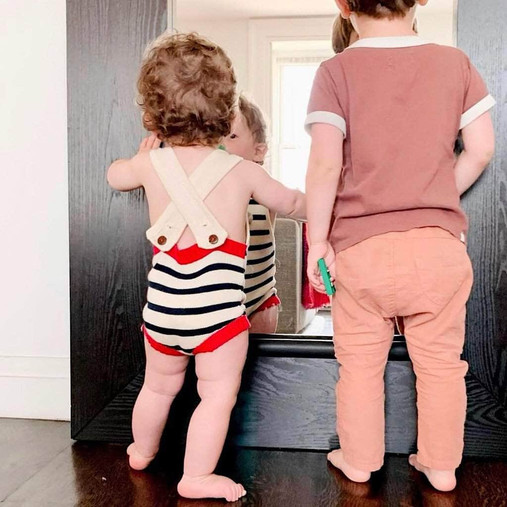 Estella - Venta al por mayor Body sin pies - Bebés - Mamelucos sin mangas para bebés de primavera, a rayas2