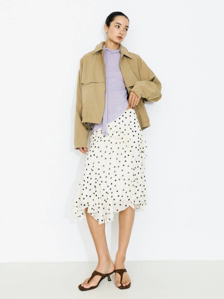 CUBIC – wholesale Jacket – Women's – 100% Cotton Mouldable Collar Casual Jacket4