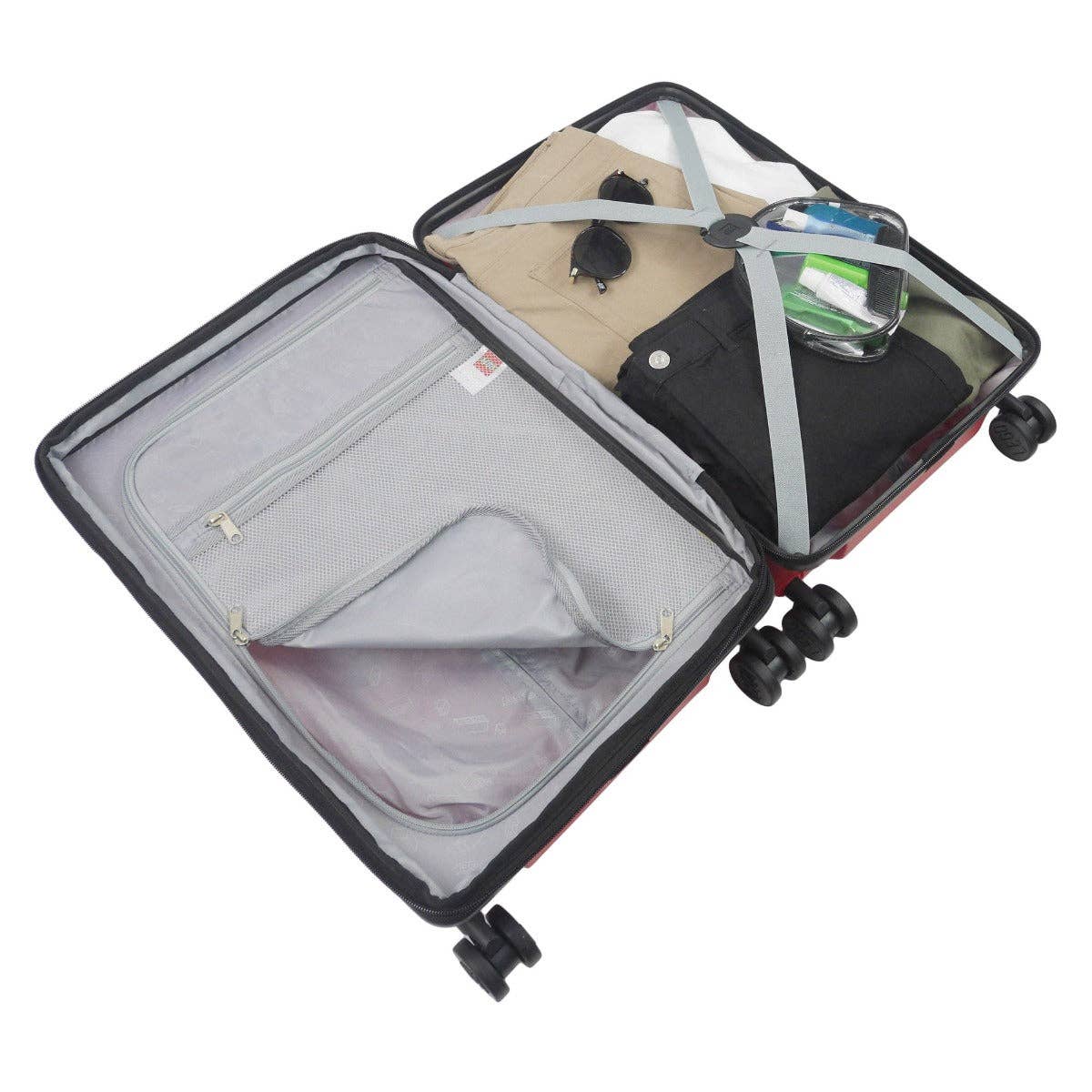 FUL Luggage (Concept One) – wholesale Luggage – LEGO® Signature Brick Red 22" Carry-on Luggage3