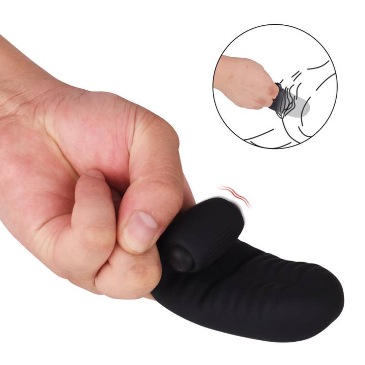Black Sex toys stimulating wear gloves vibrating finger gloves for wholesale on Faire