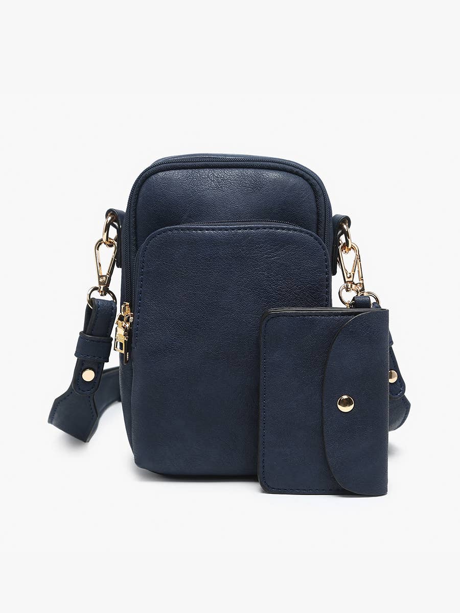 Jen & Co. - Vente Sac à bandoulière – femme - M2080 Sac à bandoulière Parker à 3 compartiments avec pochette8