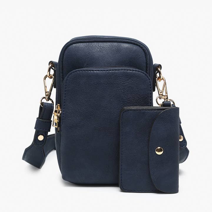 Jen & Co. - Vente Sac à bandoulière – femme - M2080 Sac à bandoulière Parker à 3 compartiments avec pochette8