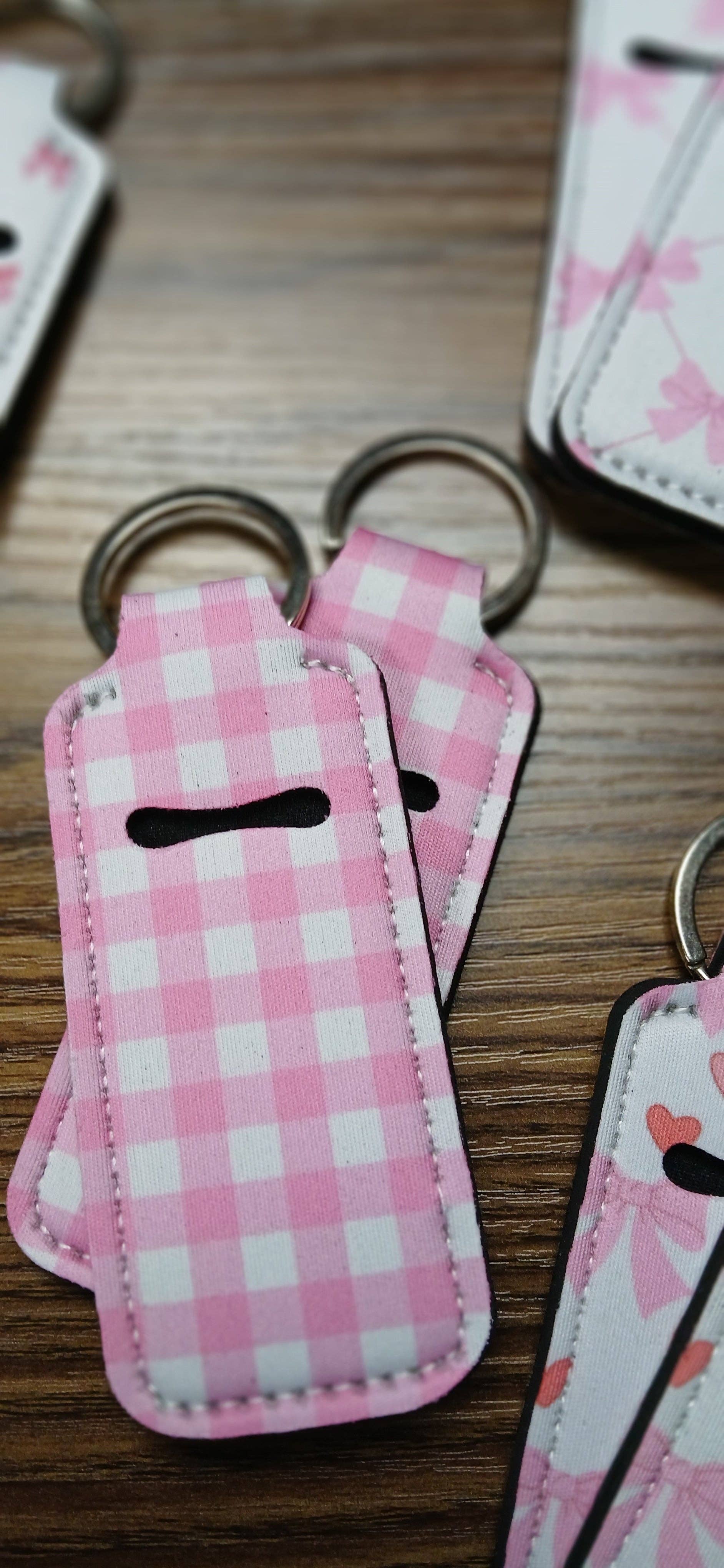 MadeByHBK - Wholesale Keychain - Unisex - Heart and Bows Lipgloss Keychain Holders7
