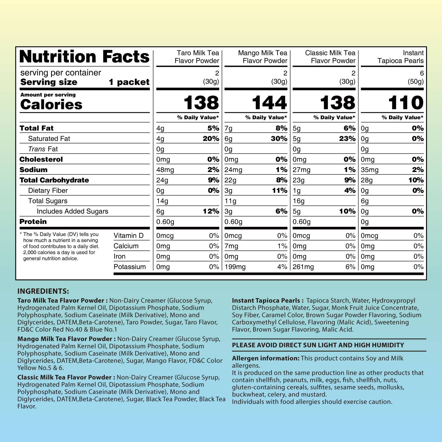 Hojalicious – wholesale DIY drink kit – Hojalicious - DIY Instant Milk Tea Kit4