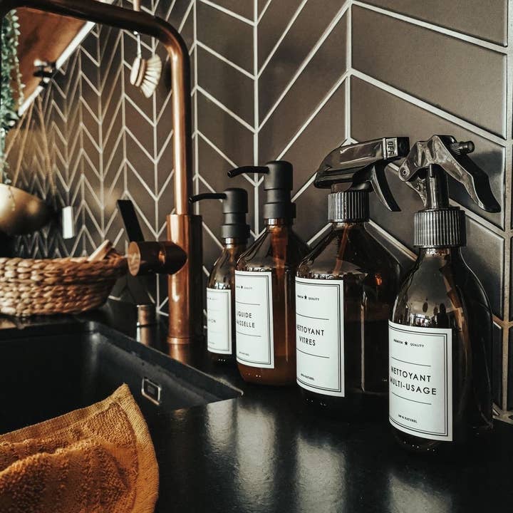 Les Flacons de l’Apothicaire – Frasco de spray por atacado – Frasco âmbar multiuso para limpeza2