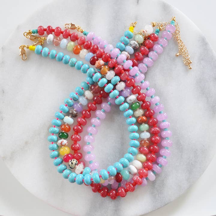 Gemstone Juice Necklaces for wholesale by Libby & Smee