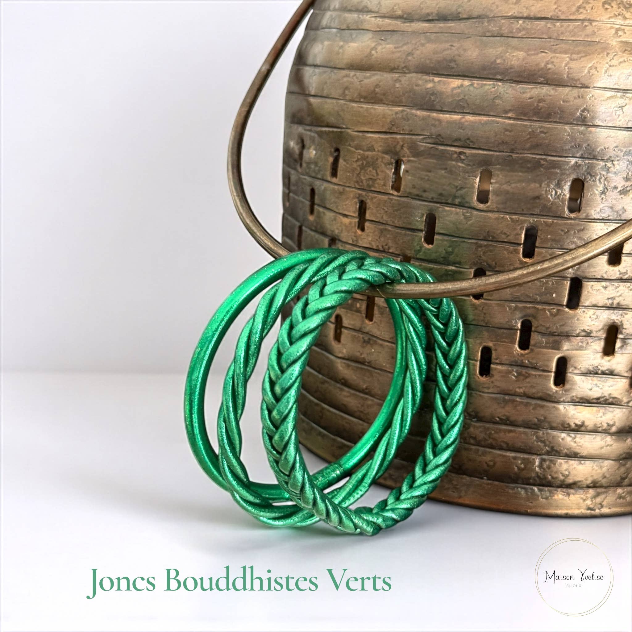 Maison Yvelise - Wholesale Jewelry Set - Set of 3 Authentic Buddhist Bangles from Thailand – Maiso5