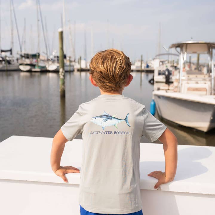 Topsail Performance Boys Short for wholesale by Saltwater Boys Company