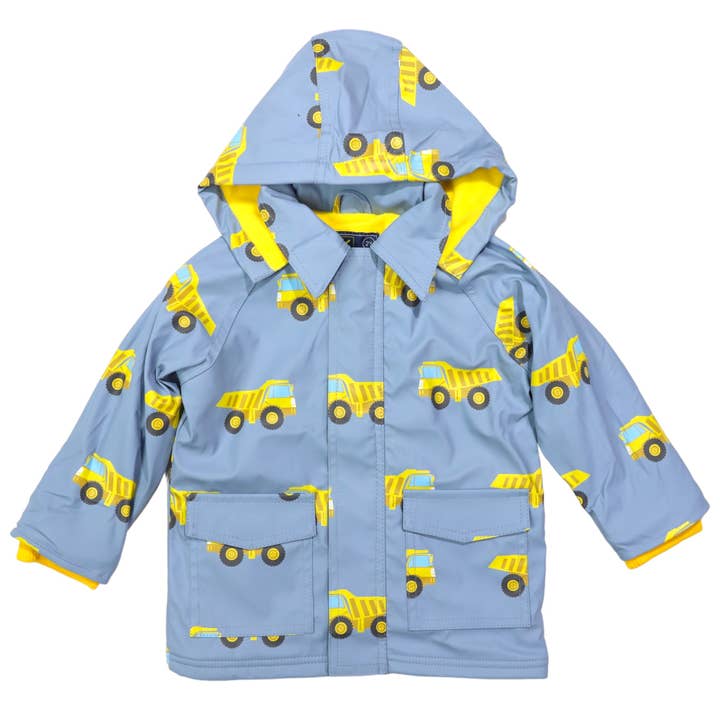 Truck Raincoat Dusty Blue for wholesale by Korango Australia