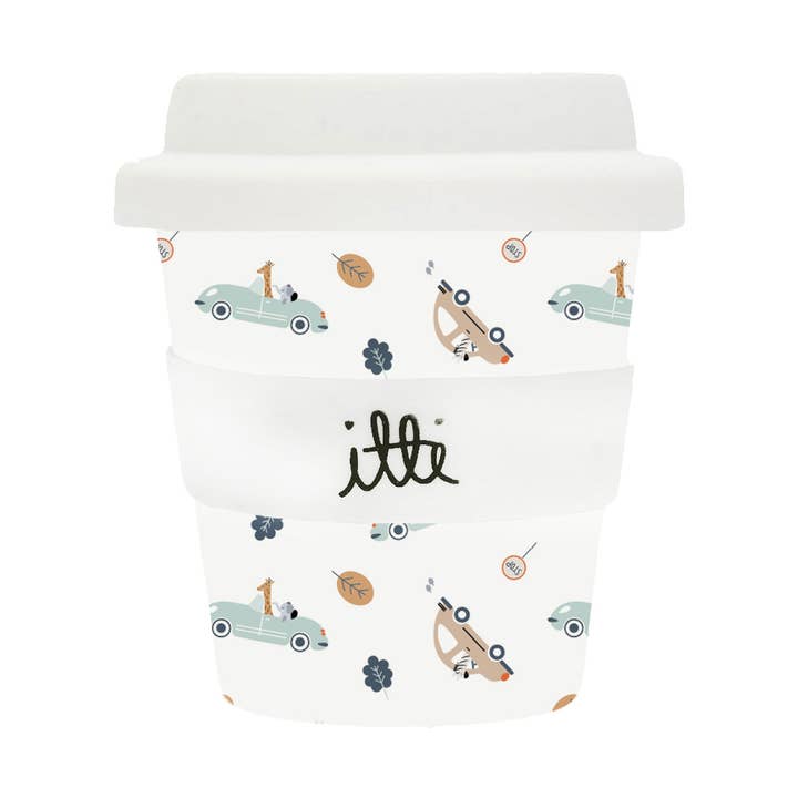 Itti Bamboo Baby Cino Cup + 2 Straws - Jungle Joyride for wholesale by Itti