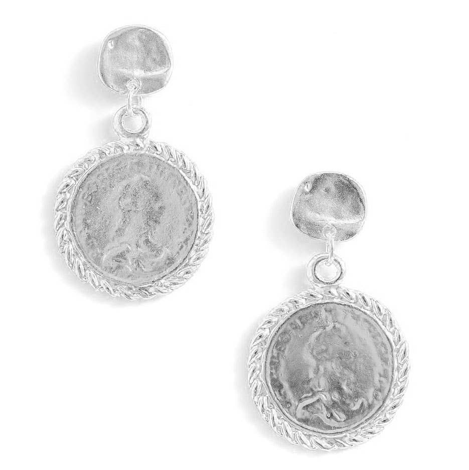 KARINE SULTAN - Wholesale Dangle Earrings - Coin drop earring2