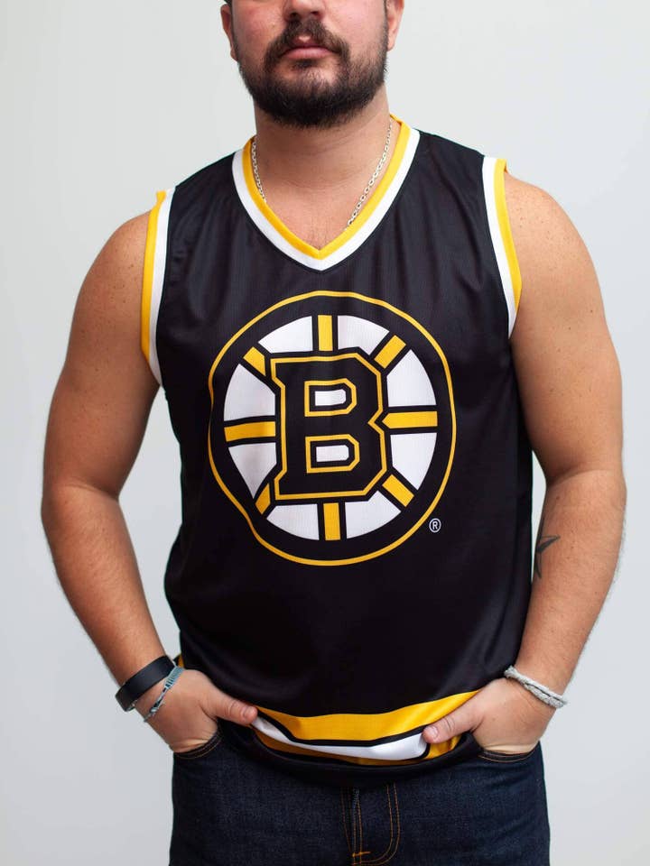 Canotta da hockey Boston Bruins per la vendita all'ingrosso da parte di Bench Clearers