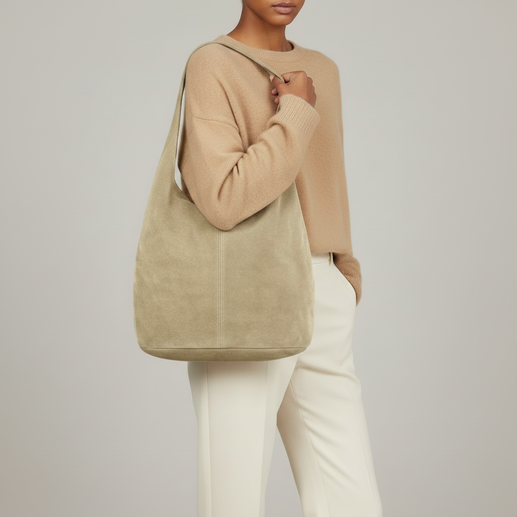 TAKEASY – wholesale Shoulder bag – women's – Suede Leather Hobo Bag29