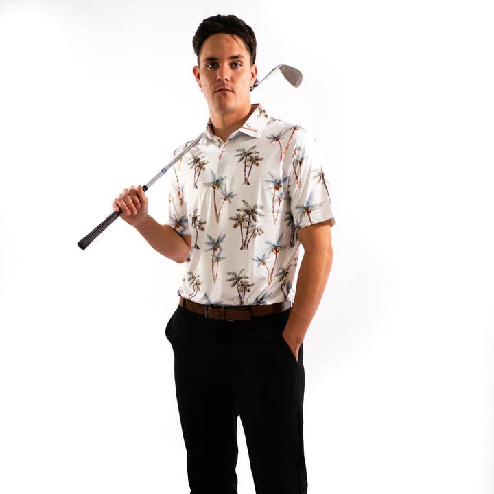 Polo Masculino Kahuna por atacado de Red Belly Active