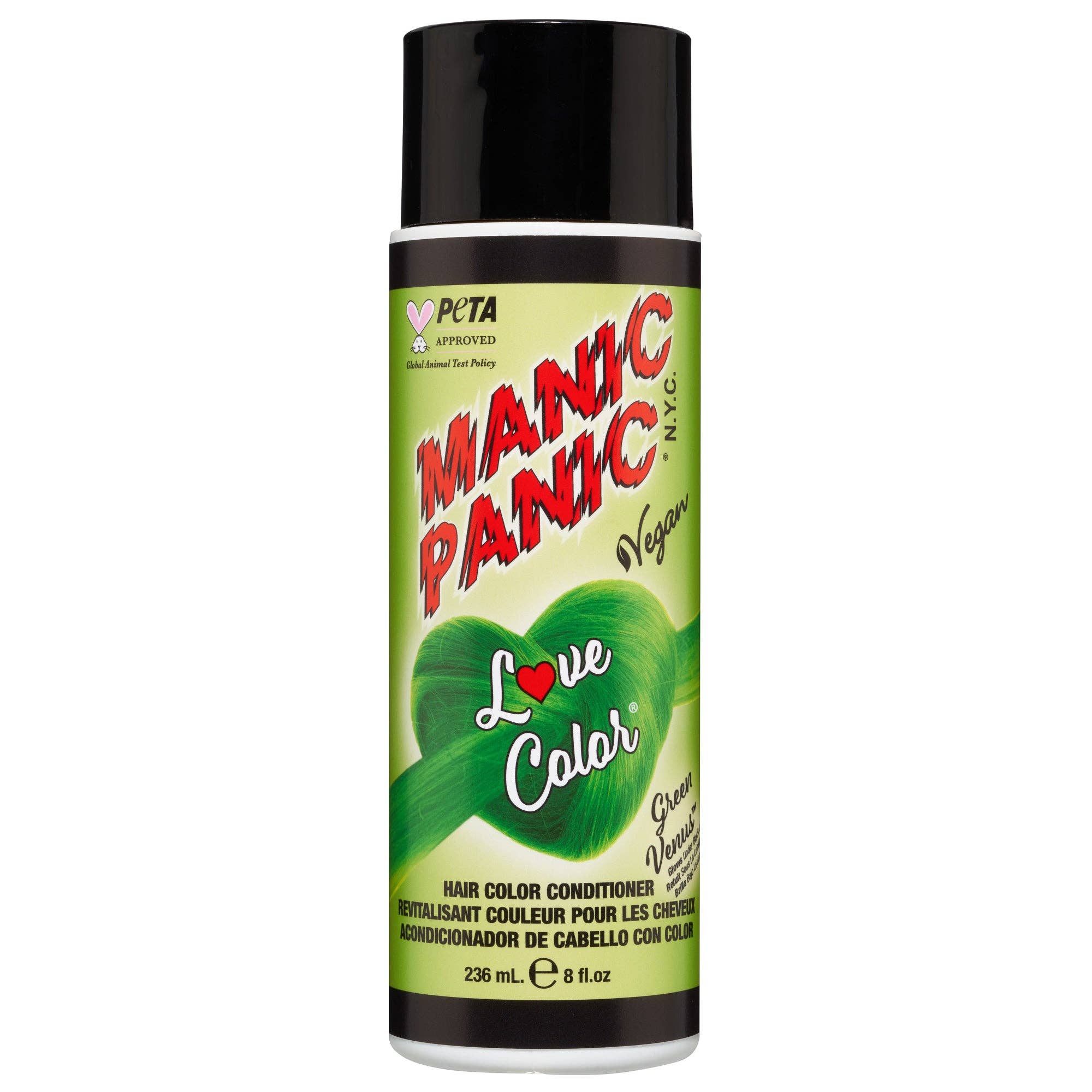 Manic Panic - Wholesale Hair Dye - Love Color™ Green Venus™ Color Depositing Conditioner0