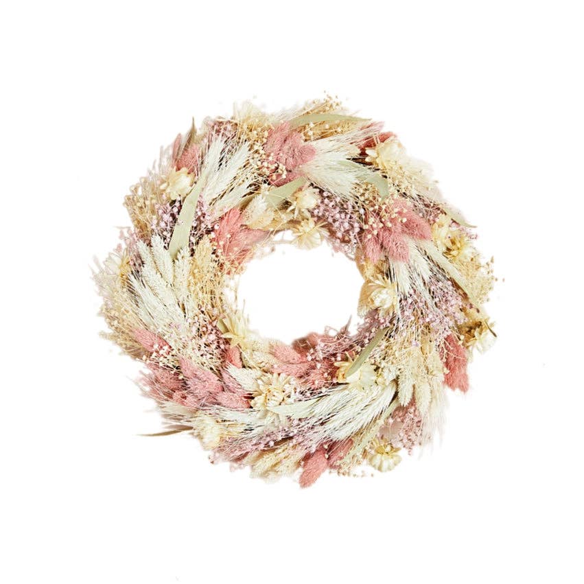 Penny + Clover - Wholesale Wreath - Dried Flowers Wreath - Blush1