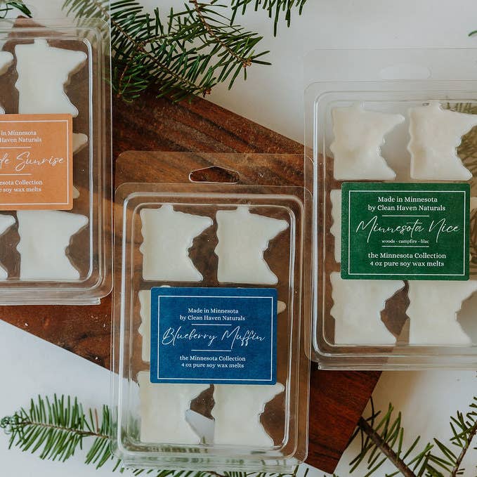 Clean Haven - Wholesale Wax melt - Minnesota Shaped Wax Melts1