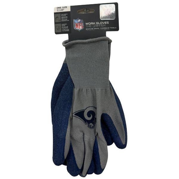 Los Angeles Rams Gloves - Team GRIPPER Gloves for wholesale by St. Louis Wholesale LLC