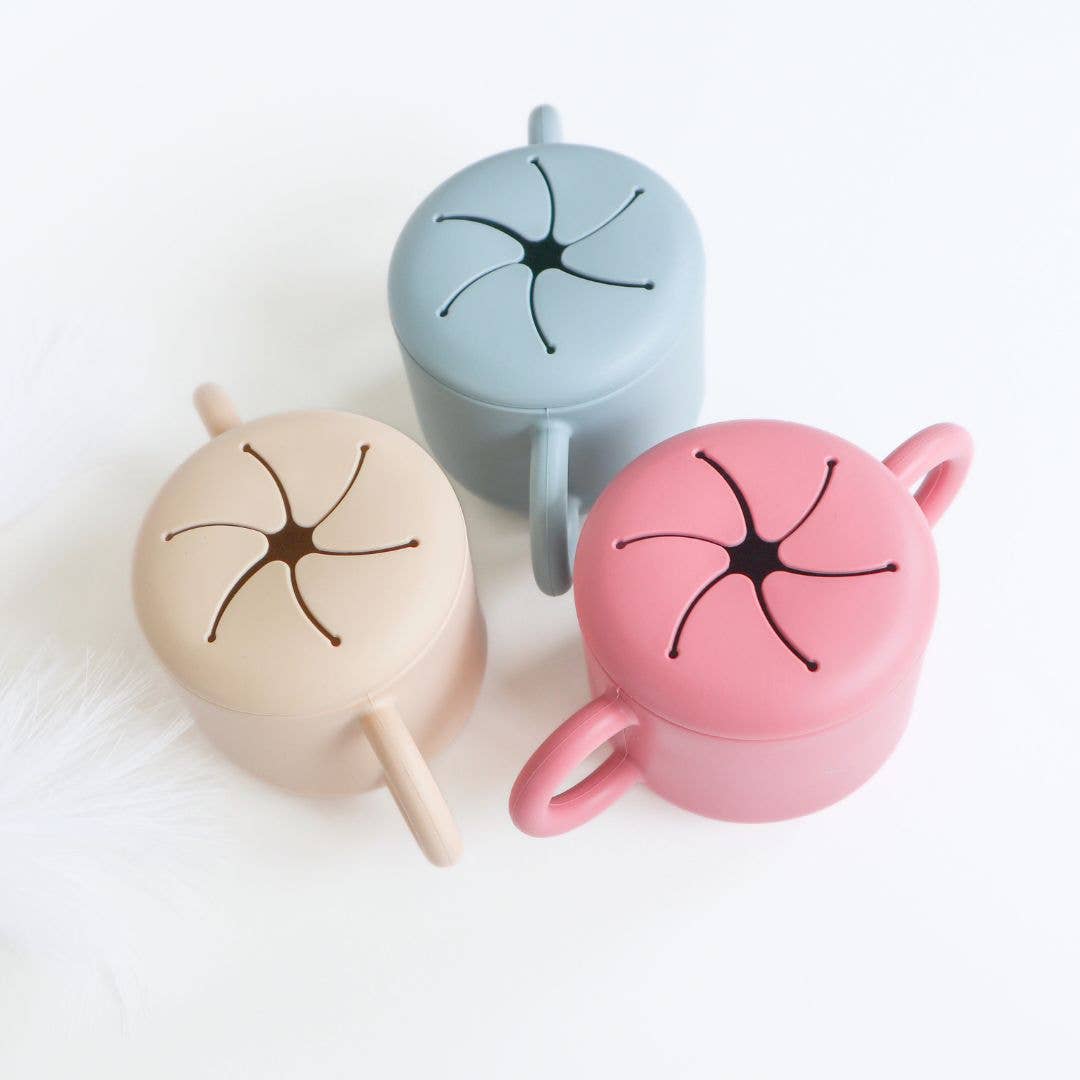 Baby Bliss - Venta al por mayor Cajas de aperitivos - Niños y bebés - Vaso de silicona para bocadillos para bebés, niños pequeños y niños6