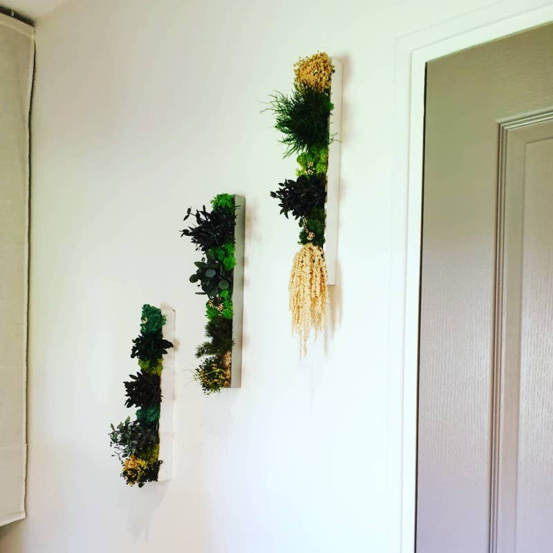 au detour du monde – Großhandel Kunstpflanzen – Stabilisierte Pflanzenleiste 40 cm1