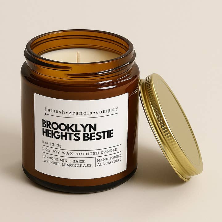 Brooklyn Heights Bestie 100% Soyavokslys for engroshandel hos Flatbush Granola Company