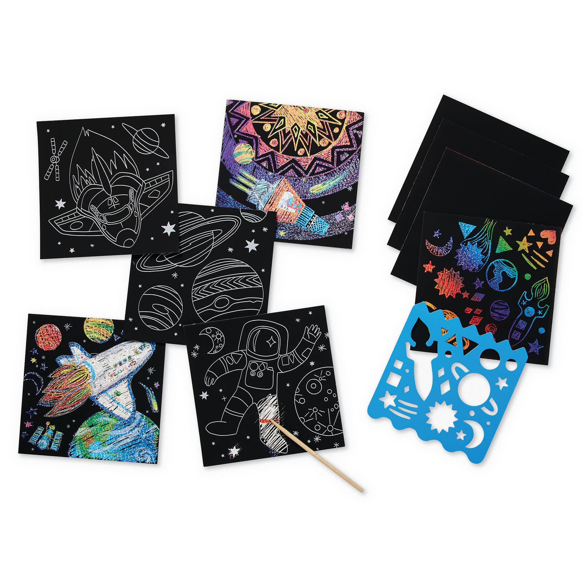 Hippychick - Wholesale Art Set - Kids & Baby - Crocodile Creek Galaxy Space Scratch Art Kids Art & Craft1