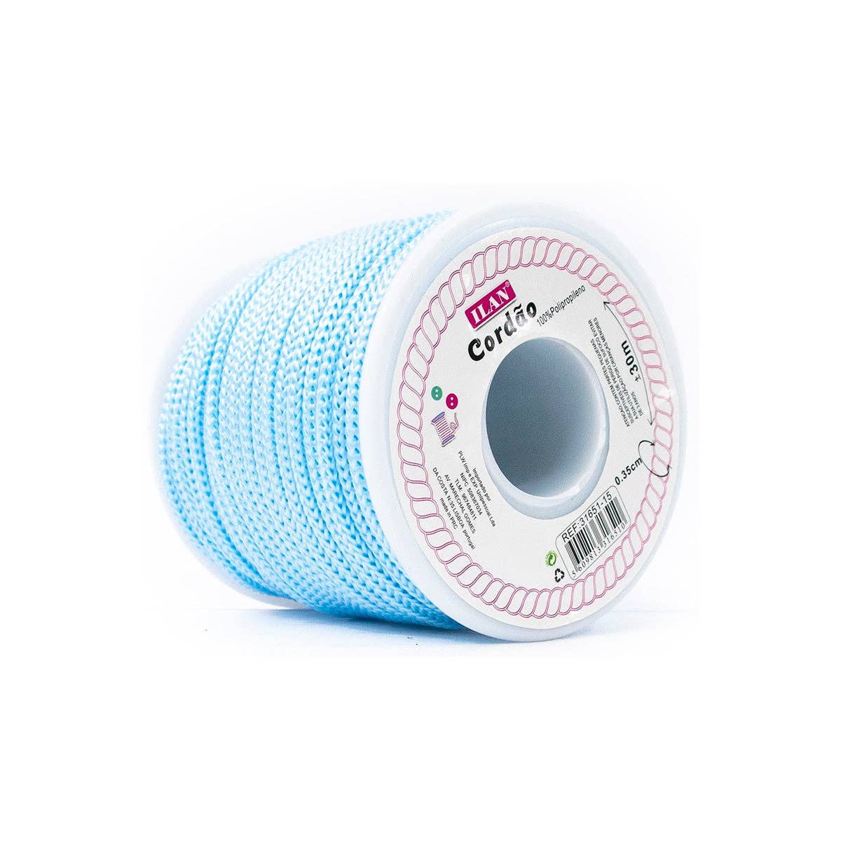 WelcomeYarn - Wholesale Craft Supplies - Nautical Cord 3.5mm Light Blue0