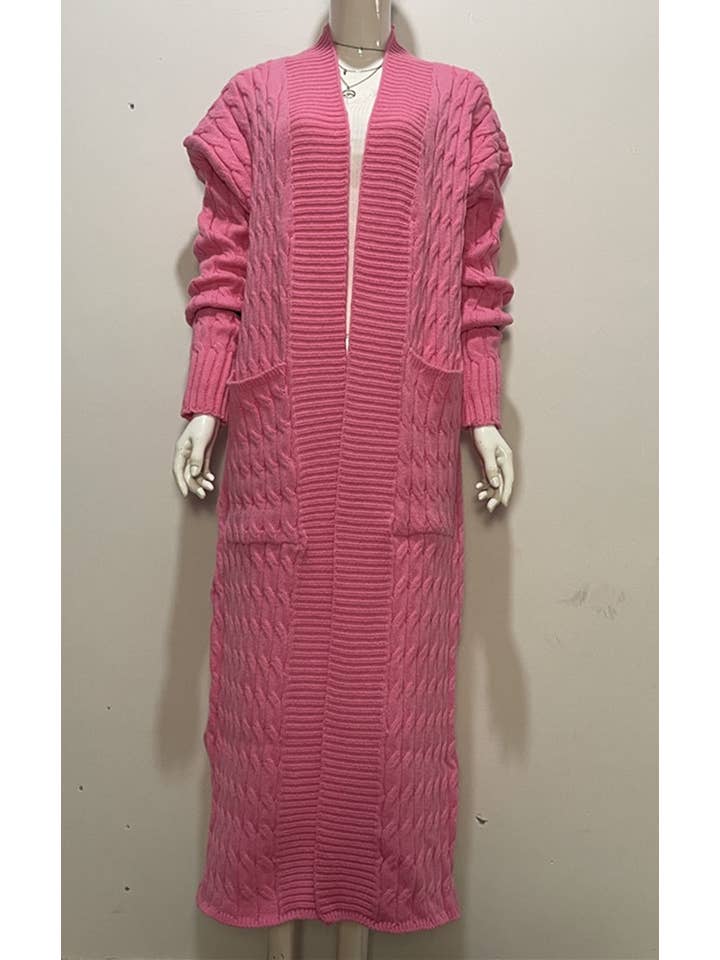 Productseeker - Wholesale Coat - Women's - CT037 Cozy Plus Size Long Knit Sweater Coat23