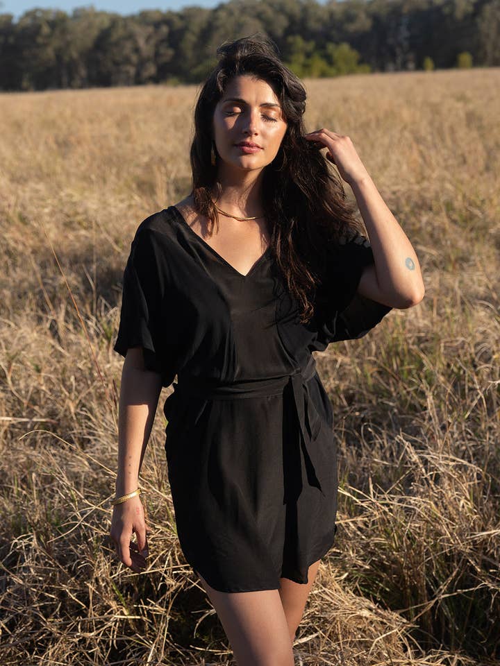 IDIS – Vestido - Mulher por atacado – Vestido Hayley de seda10