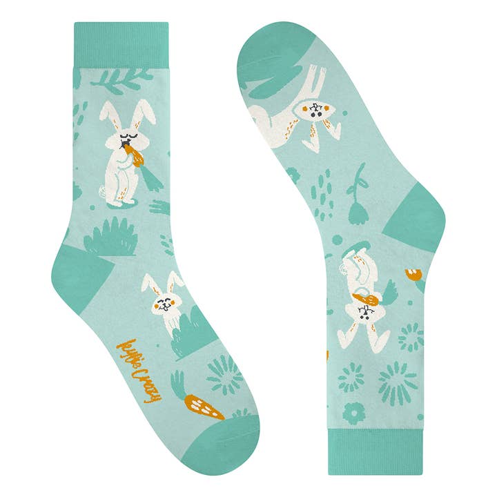 KYLIE CRAZY - Vendita all'ingrosso Calzini - Unisex - divertenti calzini in cotone, unisex RABBIT senza cuciture