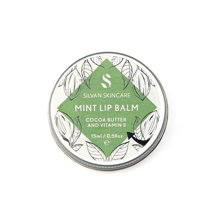 Mint Vegan Lip Balm for wholesale by Silvan Skincare