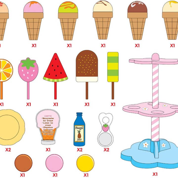 AZ Trading & Import (Toys, RC Toys & More) - Wholesale Toy Set - Kids - Sweet Treats Ice Cream Desserts Tower6