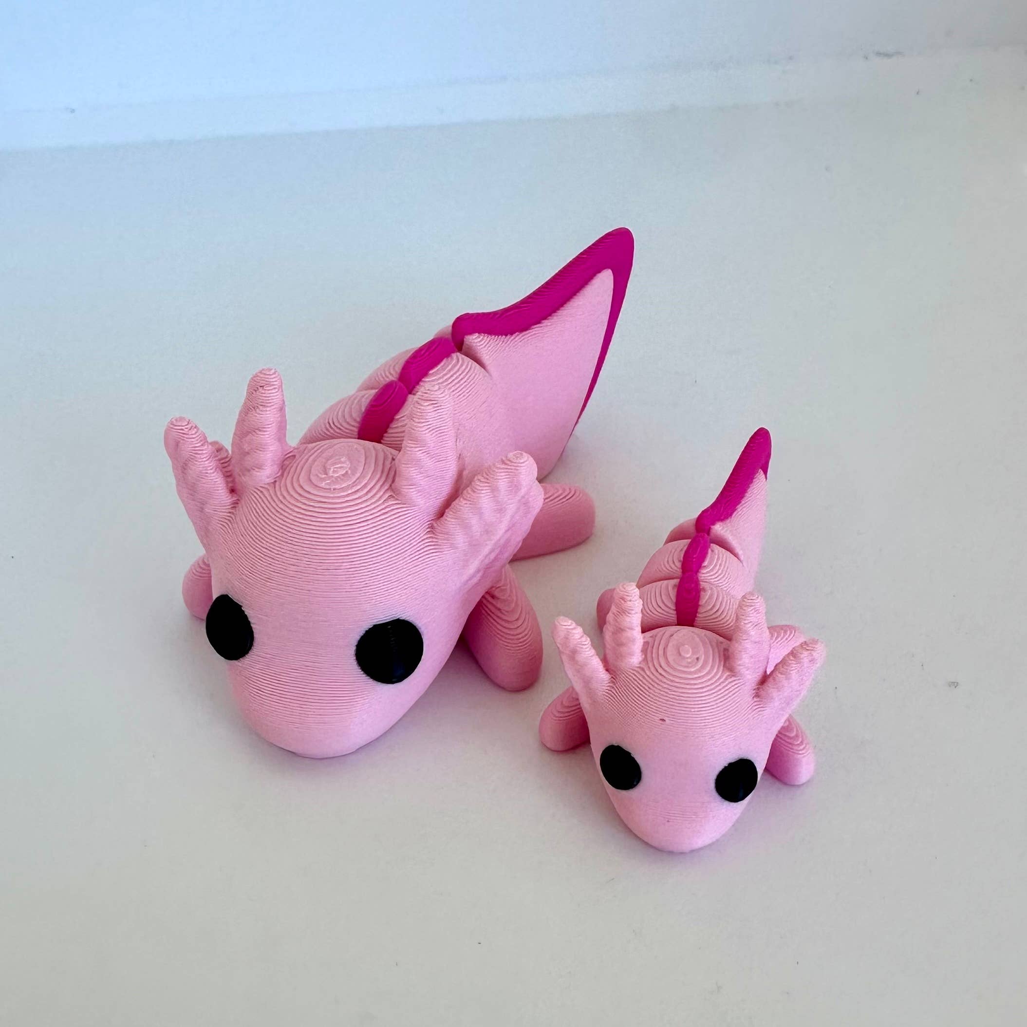 Ruby’s dragons - Wholesale Fidget Toy - Kids - 3D Printed Articulating Baby Axolotls2
