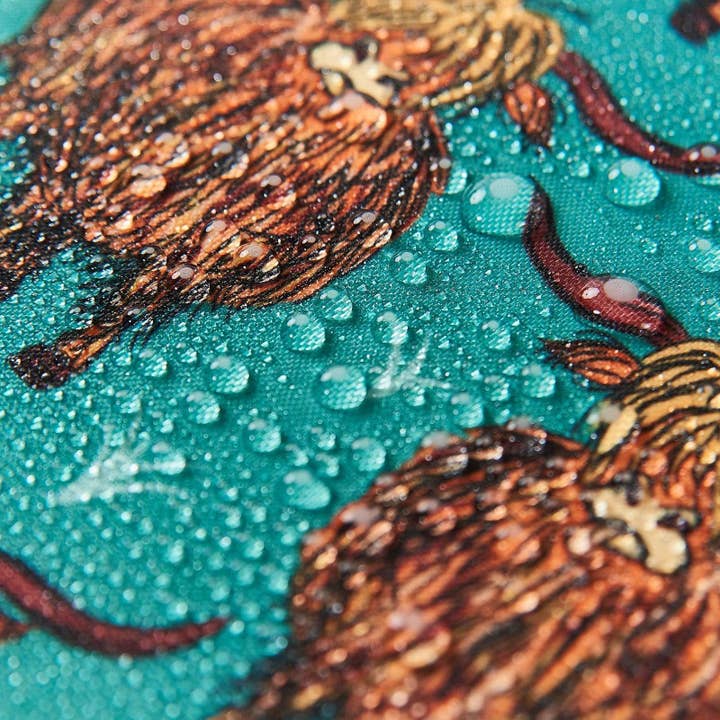 Eco Chic - Wholesale Grocery/Shopping Bag - Eco Chic Lightweight Foldable Shopping Bag Highland Cow3