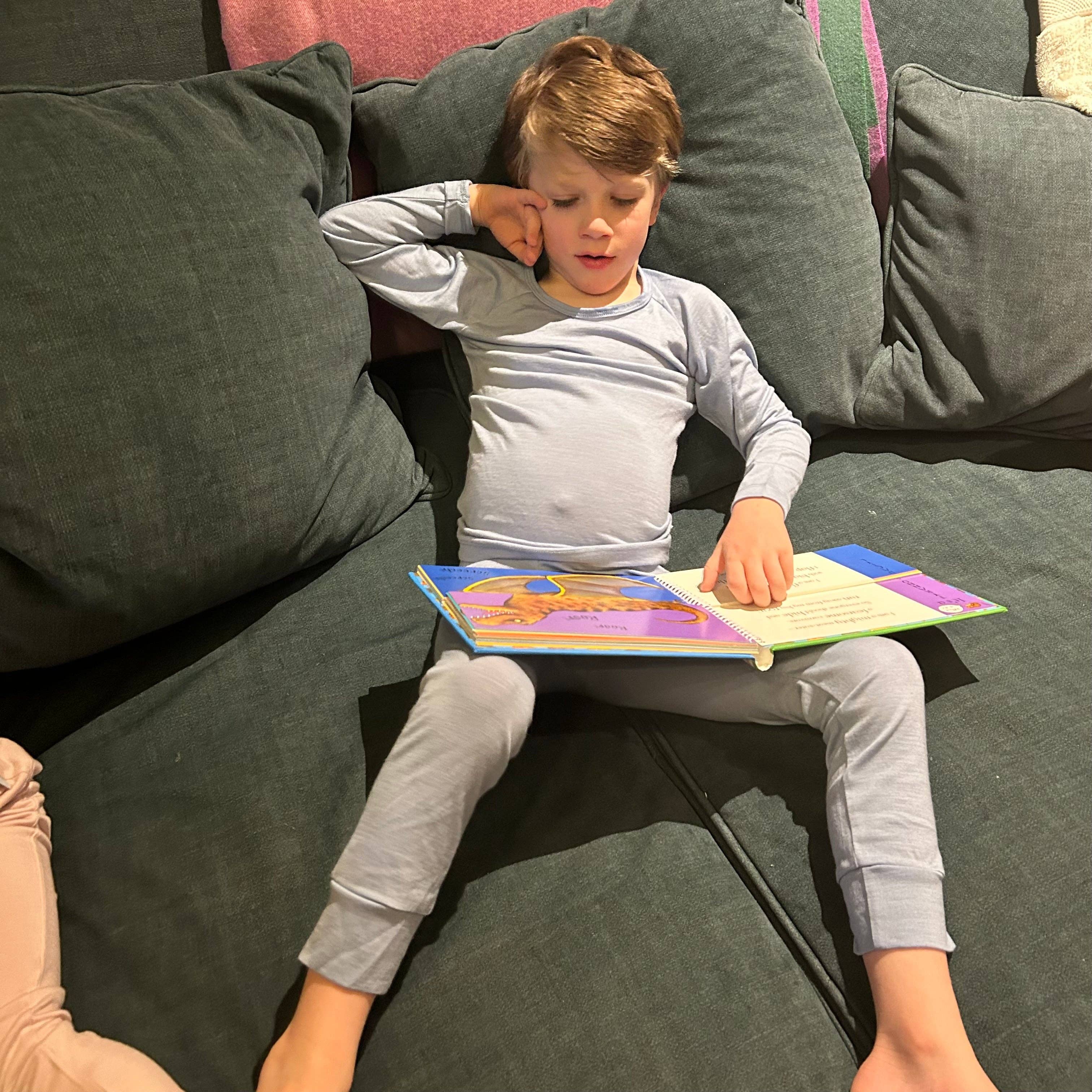 Sweet Cheeks Merino - Wholesale Sleepwear Set - Kids - Organic Merino Pyjamas | Pale Blue1