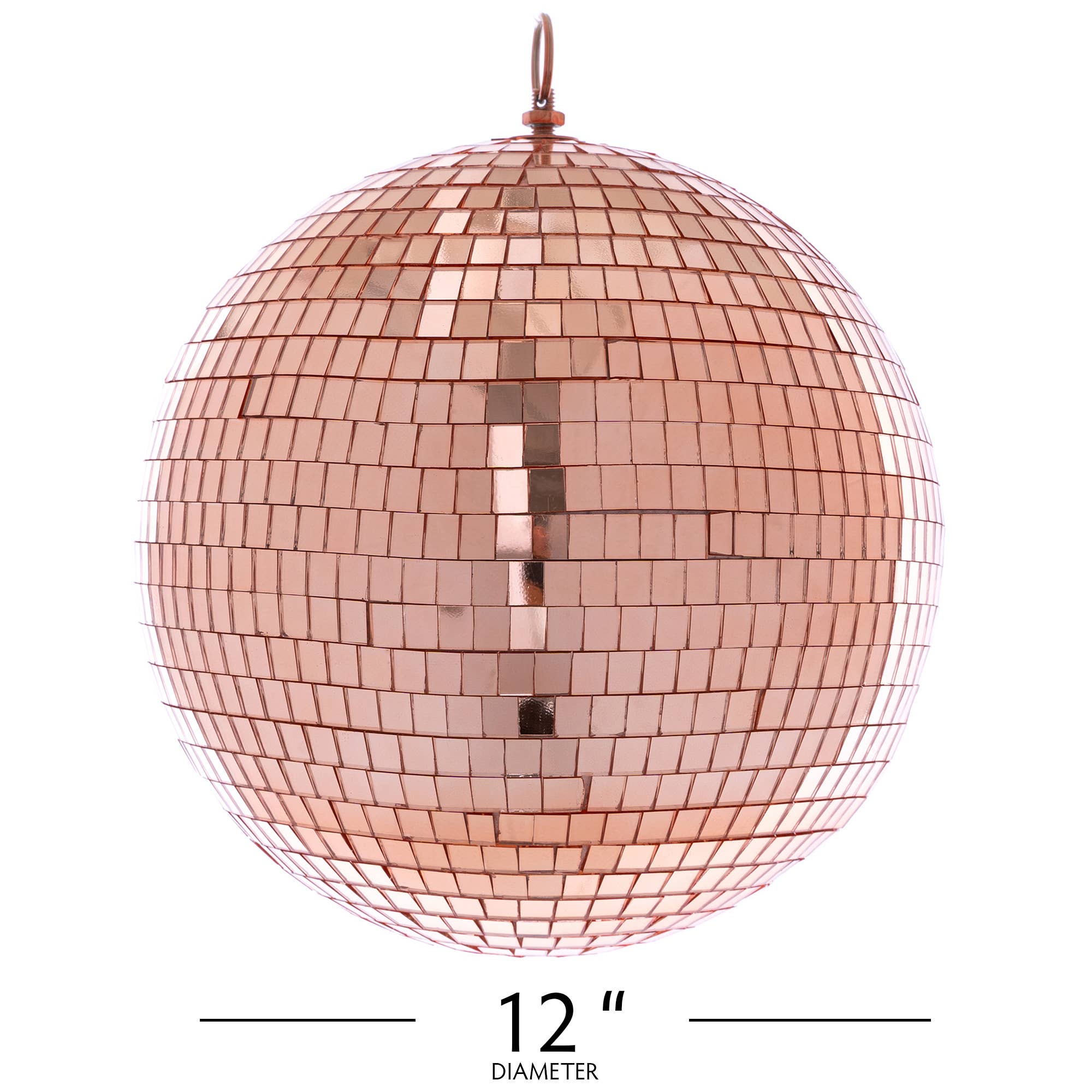 Or rose Miroir Disco Ball 12" - Or rose en vente sur Faire1