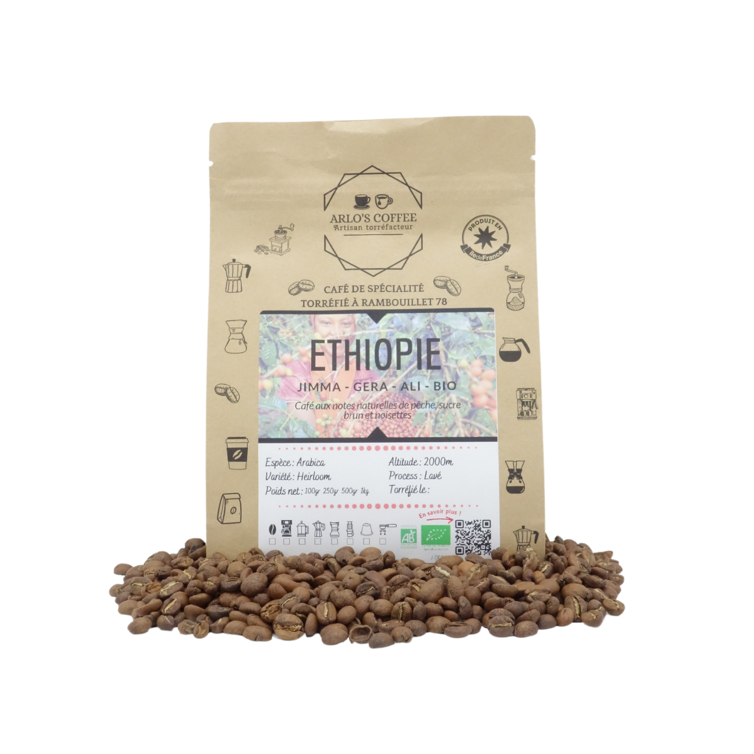 Arlo's Coffee – Großhandel Kaffeebohnen – ETHIOPIEN - Bio-Knoblauchkaffee0