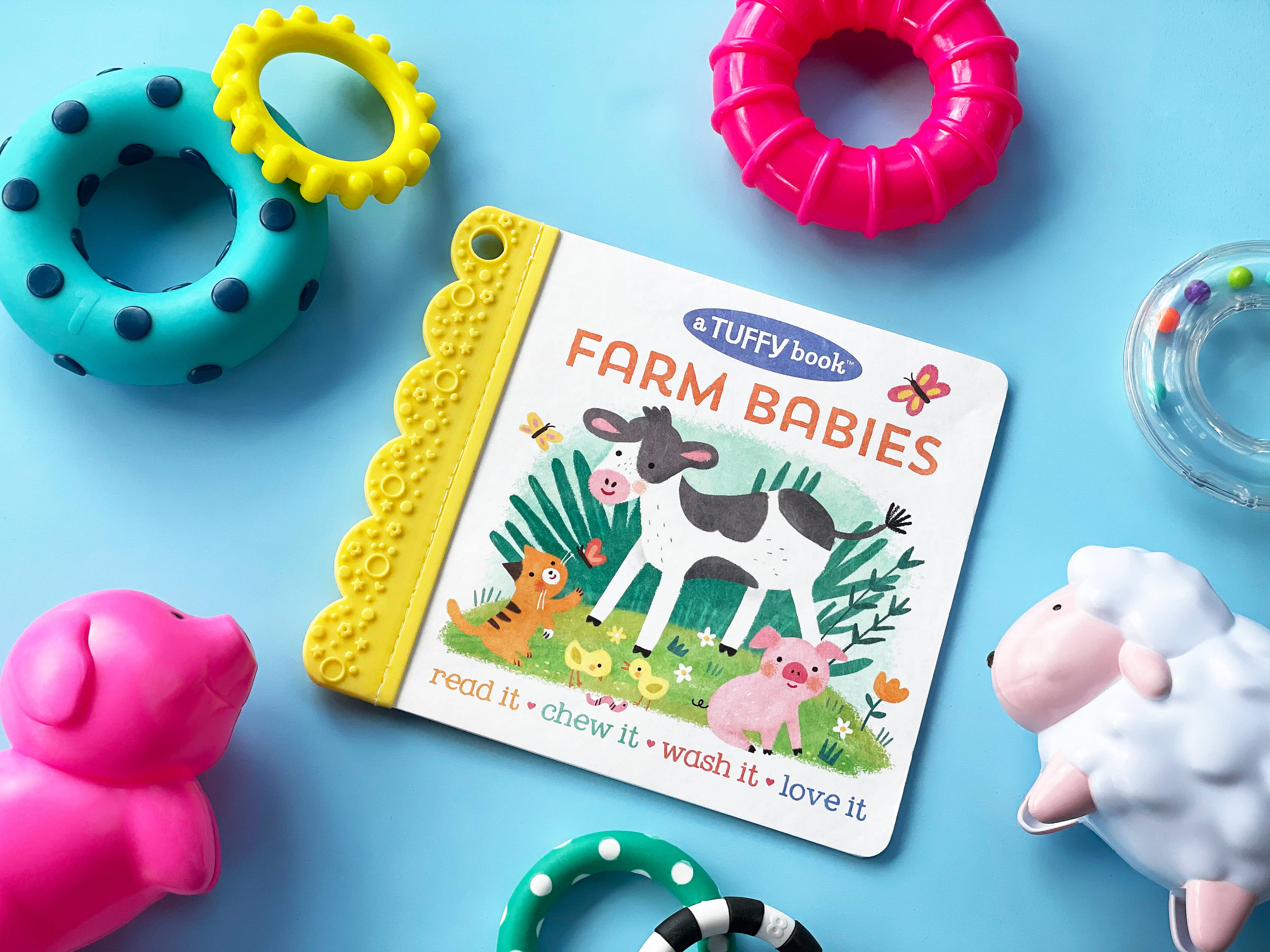 Cottage Door Press - Wholesale Baby & Toddler Book (0-2) - Farm Babies  (Tuffy Teether Indestructible Book)7
