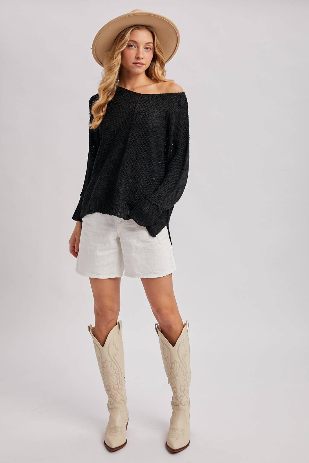 Bluivy - Wholesale Knit Sweater - Women's - REVERSE SEAM LOOSE FIT SWEATER75