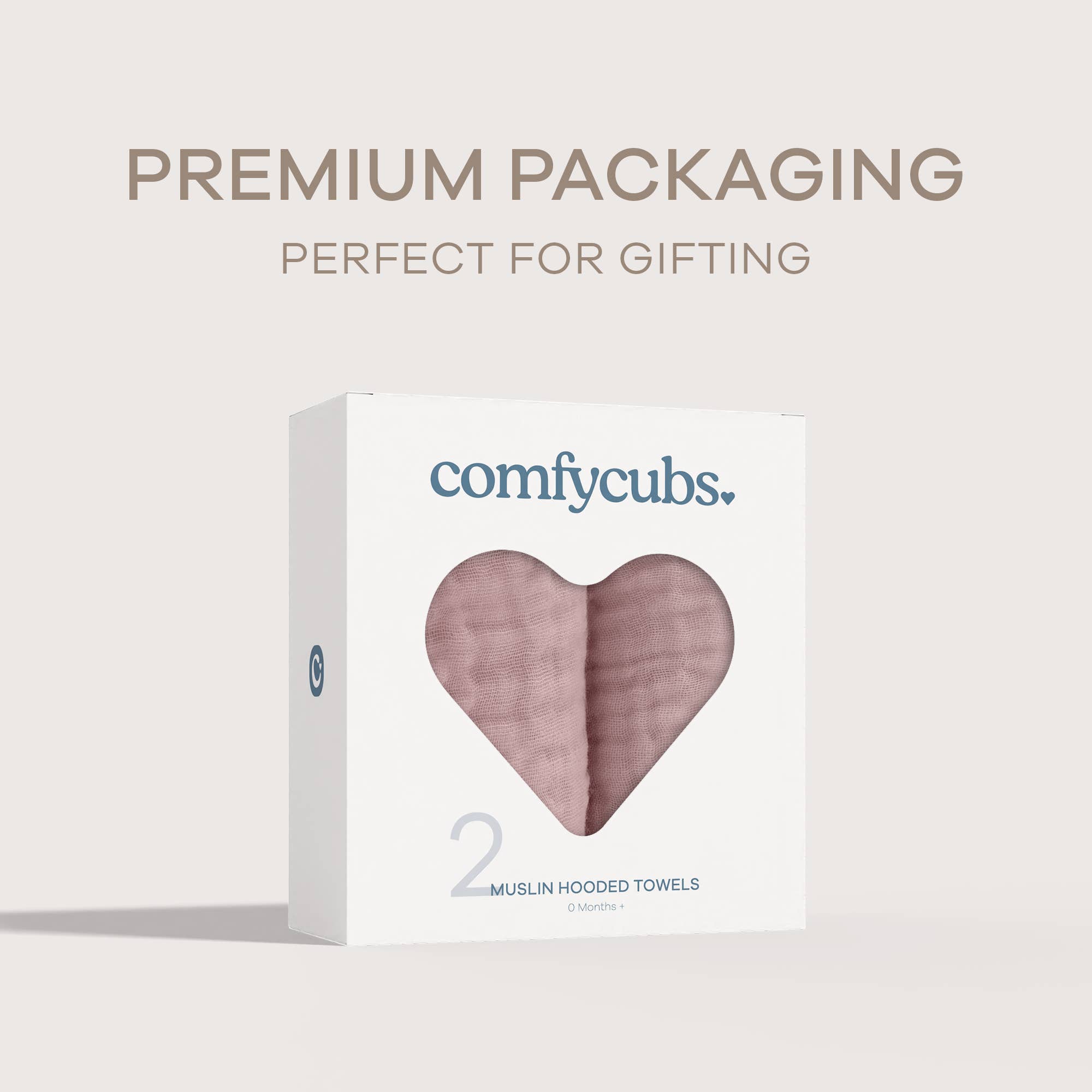 Comfy Cubs - Vendita all'ingrosso Asciugamano con cappuccio - Bambini e neonati - Asciugamano con cappuccio per neonati, 6 strati 100% cotone mussola di Comfy Cubs75