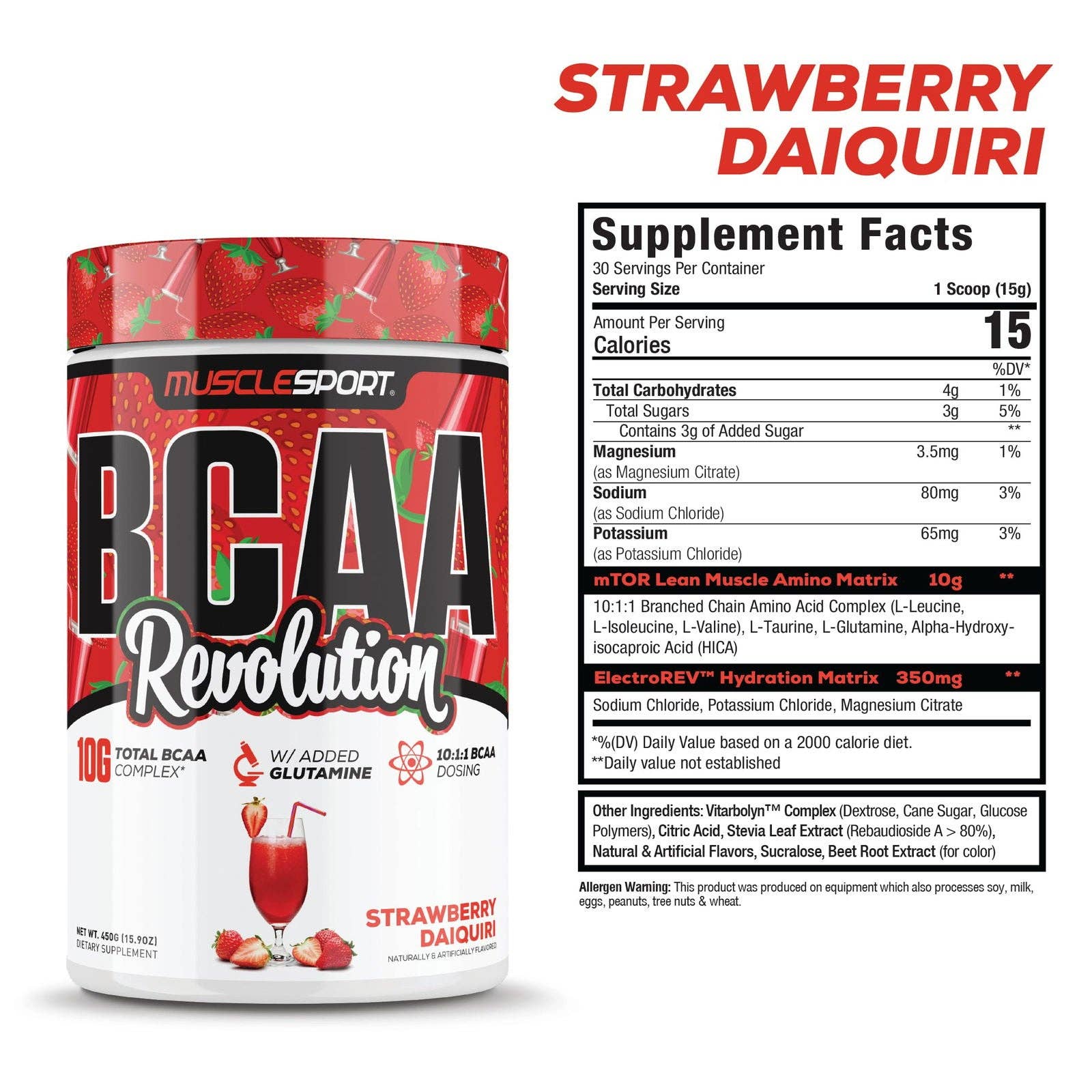 MuscleSport - Wholesale Protein/Superfood Powder - BCAA Revolution™3