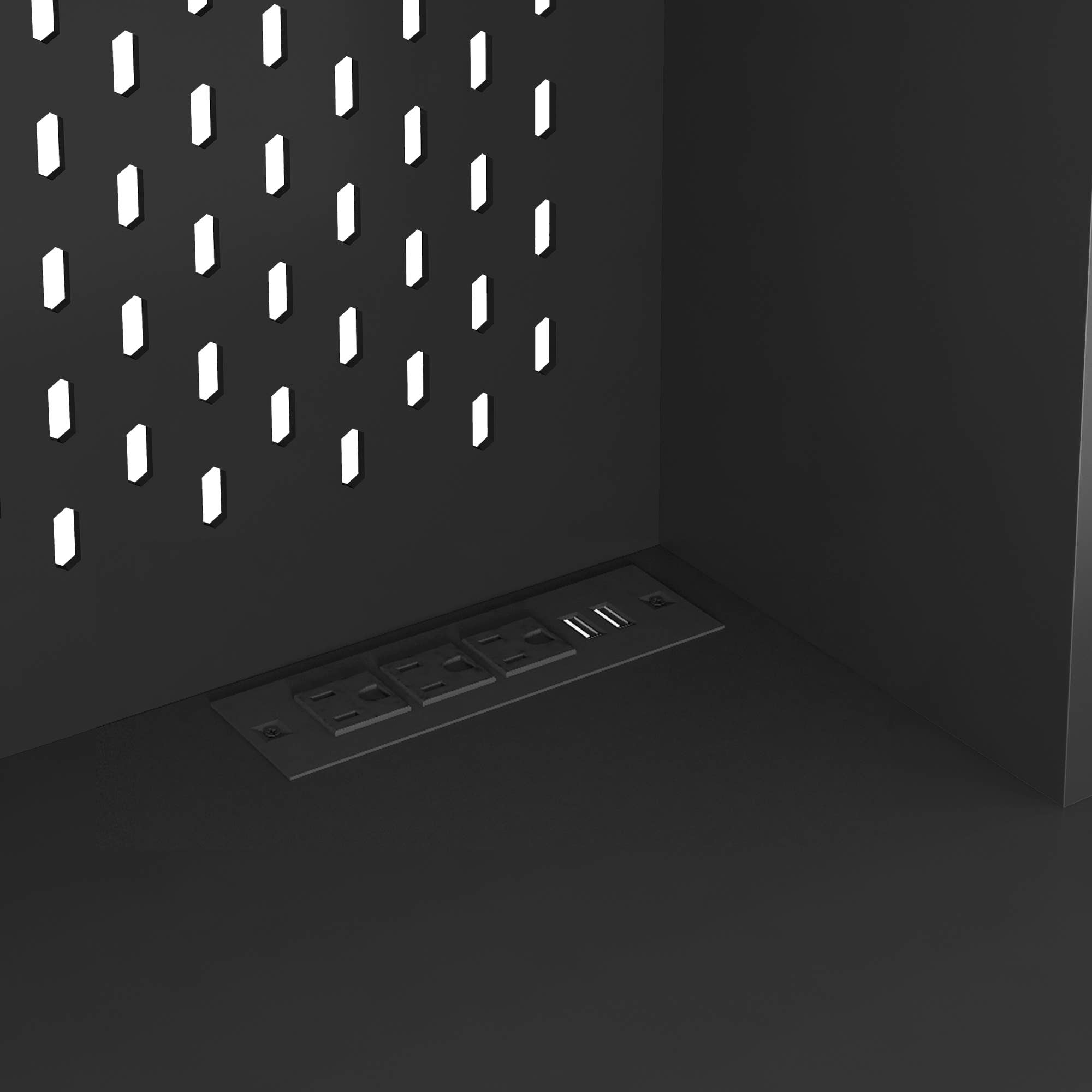 39F Inc. - Vente Armoire - Armoire de garde-manger 74", station de charge, support pour micro-ondes28