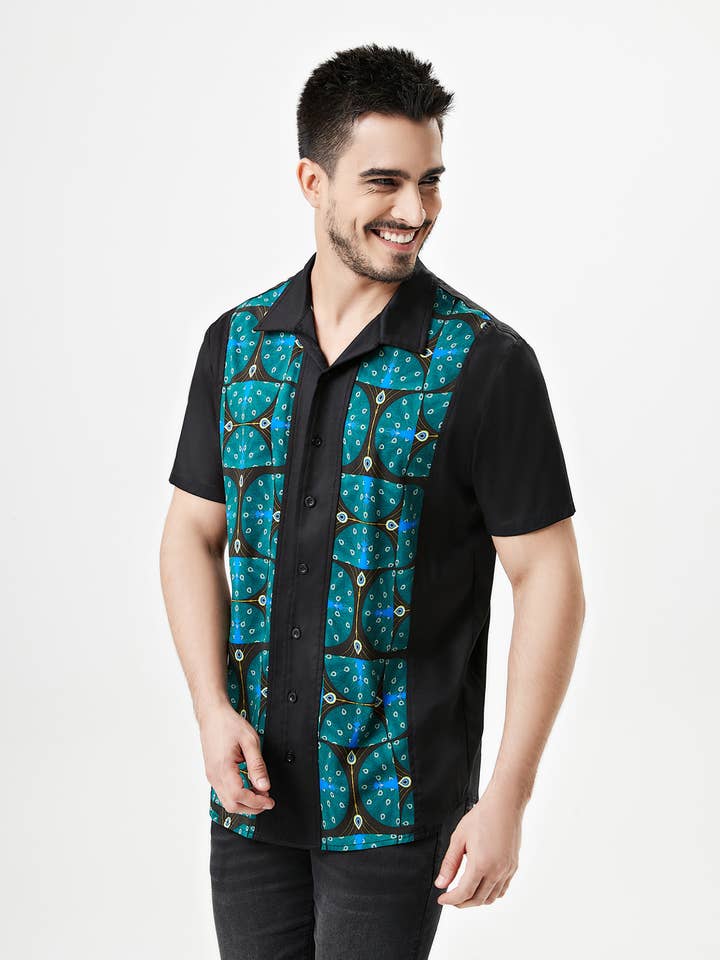 Market X -"The Milwaukee" Art Deco Peacock (Soysilk Blend) for wholesale by Miss Lulo