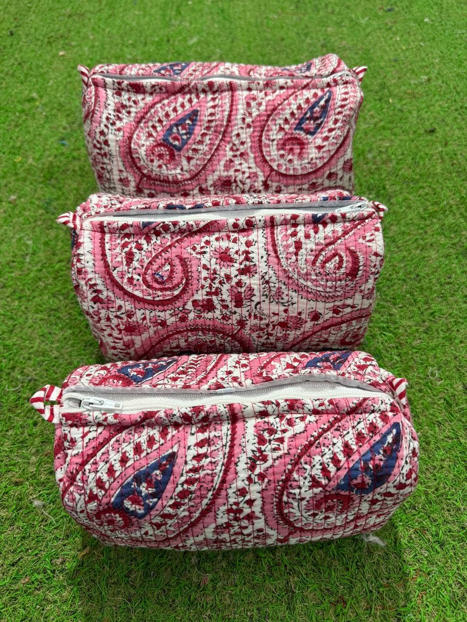 bhavnas boutique - Wholesale Makeup/Cosmetic Bag - Travel Bag Pure Cotton Bag Stylish Cosmetic Pouch for Women3