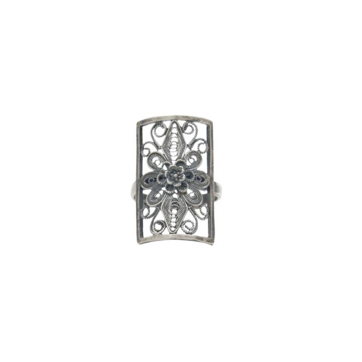Classic Filigree Band Ring for wholesale by EBNIX Fine Jewelry