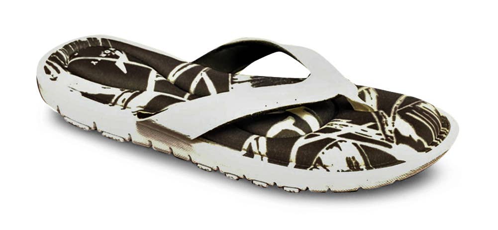 Eastern Off Price – wholesale Flip Flops – Women’s – Norty Womens Memory Foam Flip Flop Sandal 42236 White3